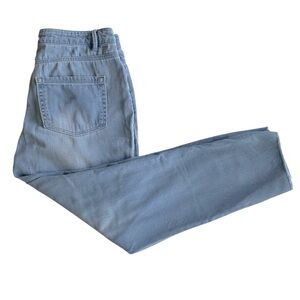J. Jill Cropped Light Wash Authentic Fit Jeans Women’s Size 6 Relaxed Casual